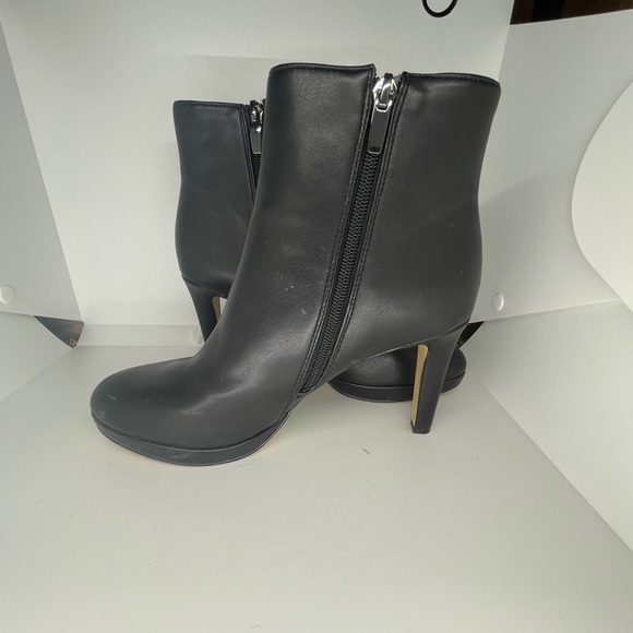 Nine West Womens  Platform High 4” Heel Ankle Boots Black  Size 8 - Picture 6 of 8